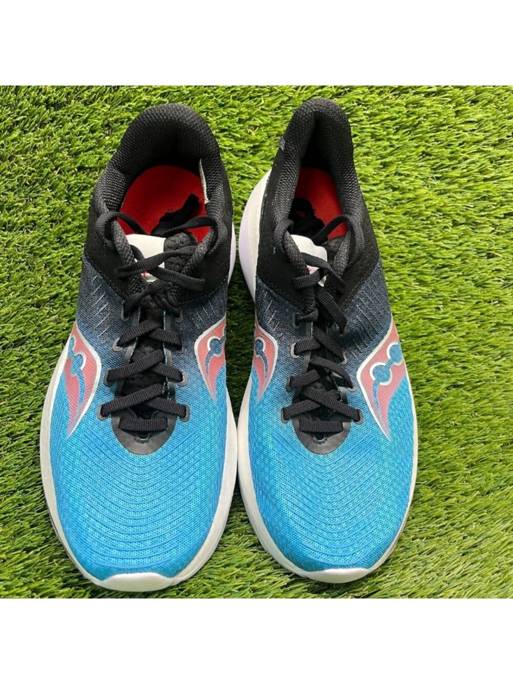 Saucony Kinvara Pro Chicago Mens Size 8.5 Blue Black Running Shoes Sneakers - Picture 5 of 8